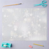 Aquarellschnee Seidenpapier (Basteln)