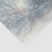 Aquarellschnee sonnig im festlichen Wald Dekoupage Seidenpapier (Ausschnitt)