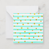 Aquarellschneedecke Weihnachtsgeschenke Mitteilungskarte (Rückseite)