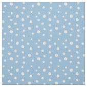 Aquarellschneeflocken Blaues Muster Stoff (Muster)