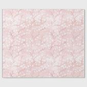 Aquarellschneeräume Rosa/Kupfer-ID726 Geschenkpapier (Flach)