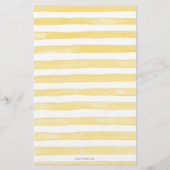 Aquarellschokolade Personalisiert Briefpapier (Rückseite)