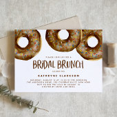 Aquarellschokolade Sprinkle Donuts Bridal Brunch Einladung
