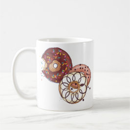 Aquarellschokoladenglasur und Sprinklerflecken Don Kaffeetasse