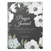 Aquarellschrift Anemones Scripting Journal Notizblock (Vorderseite)