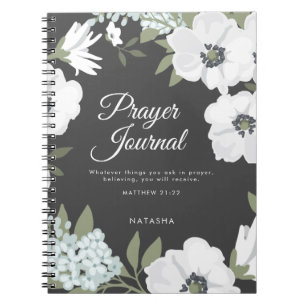 Aquarellschrift Anemones Scripting Journal Notizblock