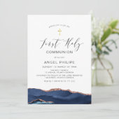 Aquarellschrift Einladung (Stehend Vorderseite)