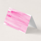 Aquarellschrift, Logo/Bild - Dankeschön-Karte Visitenkarten (Rückseite)