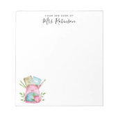 Aquarellschule Bag Buch Apple Stift Lehrer Notizblock (Vorderseite)