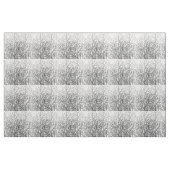 Aquarellschwarzweiss-Baumastmuster Stoff (Yard (91,4 cm))