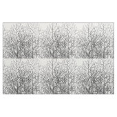 Aquarellschwarzweiss-Baumastmuster Stoff (Fat Quarter (45,7 x 55,9 cm))