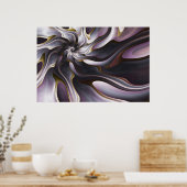 Aquarellseide Poster (Küche)