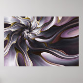 Aquarellseide Poster (Vorne)