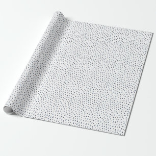 Aquarellseile, Indigo-nahtloses Muster. Geschenkpapier