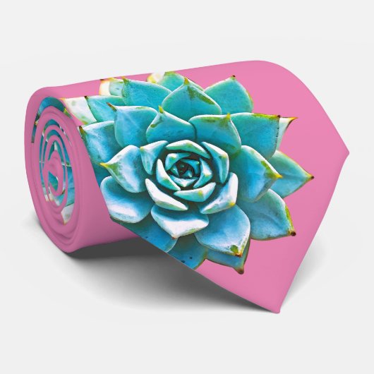 Aquarellsikkulturen auf Rosa Krawatte (Gerollt)