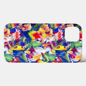 Aquarellsittiche Case-Mate iPhone Hülle (Rückseite (Horizontal))