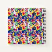 Aquarellsittiche Notizblock (Rückseite)