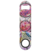 Aquarellskizze Dreamcatcher "Chase your Dreams" Speedflaschenöffner (Vorderseite)