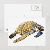 Aquarellskizze Postkarte (Vorne/Hinten)