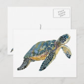 Aquarellskizze Postkarte (Vorne/Hinten)