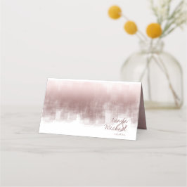 Aquarellspiegel Rose ID774 Zimt Platzkarte