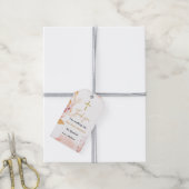 Aquarellspritzch Erste heilige Kommune Vielen Dank Geschenkanhänger (Mit Garn)