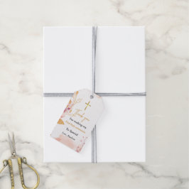 Aquarellspritzch Erste heilige Kommune Vielen Dank Geschenkanhänger