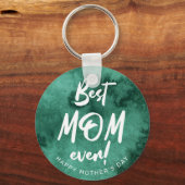 Aquarellspritze die beste Mutter aller Zeiten Schlüsselanhänger (Vorderseite)