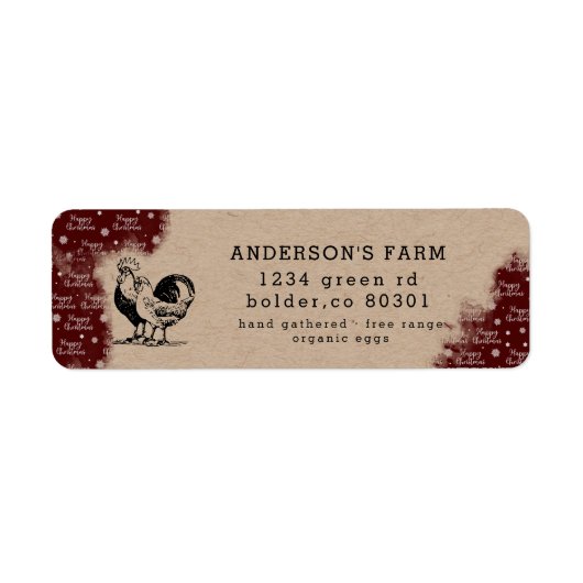 Aquarellspülbetrieb Rücksendeadresse (Vorne)