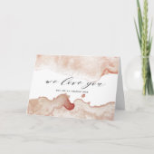 Aquarellspülen Mutterkarte Karte (Vorderseite)