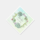 Aquarellspülmittel Babydusche Serviette (Ecke)