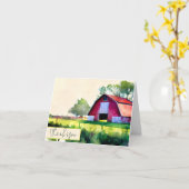 Aquarellstall individuell anpassbar karte (Gelbe Blume)