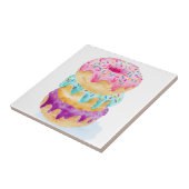 Aquarellstapel Schaumgummiringe Fliese (Seite)