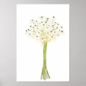 Aquarellstar der Bethlehem Blume Poster (Vorne)