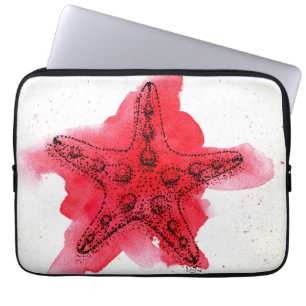 AquarellStarfish Laptopschutzhülle