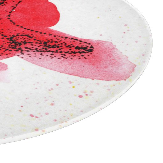 AquarellStarfish Schneidebrett (Ecke)