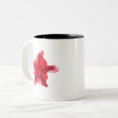 AquarellStarfish Zweifarbige Tasse (Vorderseite Links)