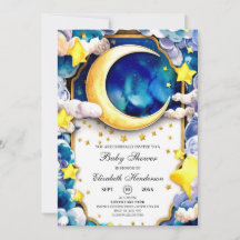 Aquarellstars Celestial Baby Dusche