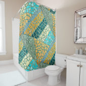 Aquarellstein Mosaik + Ihre Ideen Duschvorhang (Beispiel)