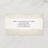 Aquarellsteine - Kristalle Visitenkarte (Rückseite)