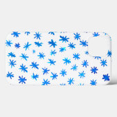 Aquarellsterne - blau Case-Mate iPhone hülle (Rückseite (Horizontal))