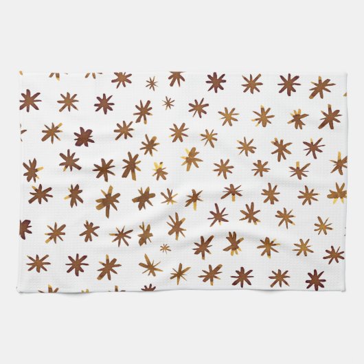 Aquarellsterne - gelb geschirrtuch (Horizontal)