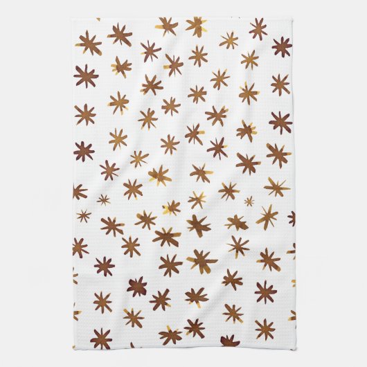 Aquarellsterne - gelb geschirrtuch (Vertikal)