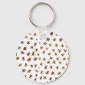 Aquarellsterne - gelb schlüsselanhänger (Vorderseite)