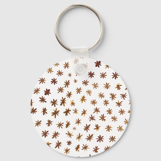 Aquarellsterne - gelb schlüsselanhänger (Vorderseite)