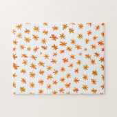 Aquarellsterne - orange puzzle (Horizontal)