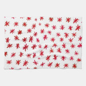Aquarellsterne - rot geschirrtuch (Horizontal)