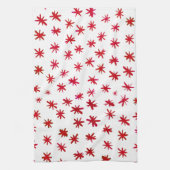 Aquarellsterne - rot geschirrtuch (Vertikal)
