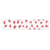 Aquarellsterne - rot kurzer tischläufer (Horizontal)