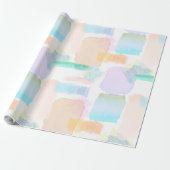 Aquarellstil Geschenkpapier (Ungerollt)
